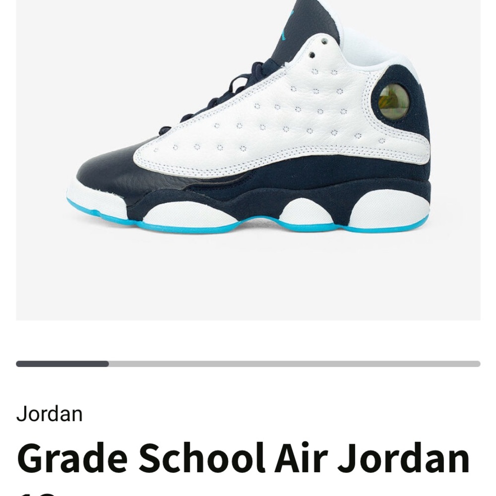 Grade School Air Jordans. Size 1